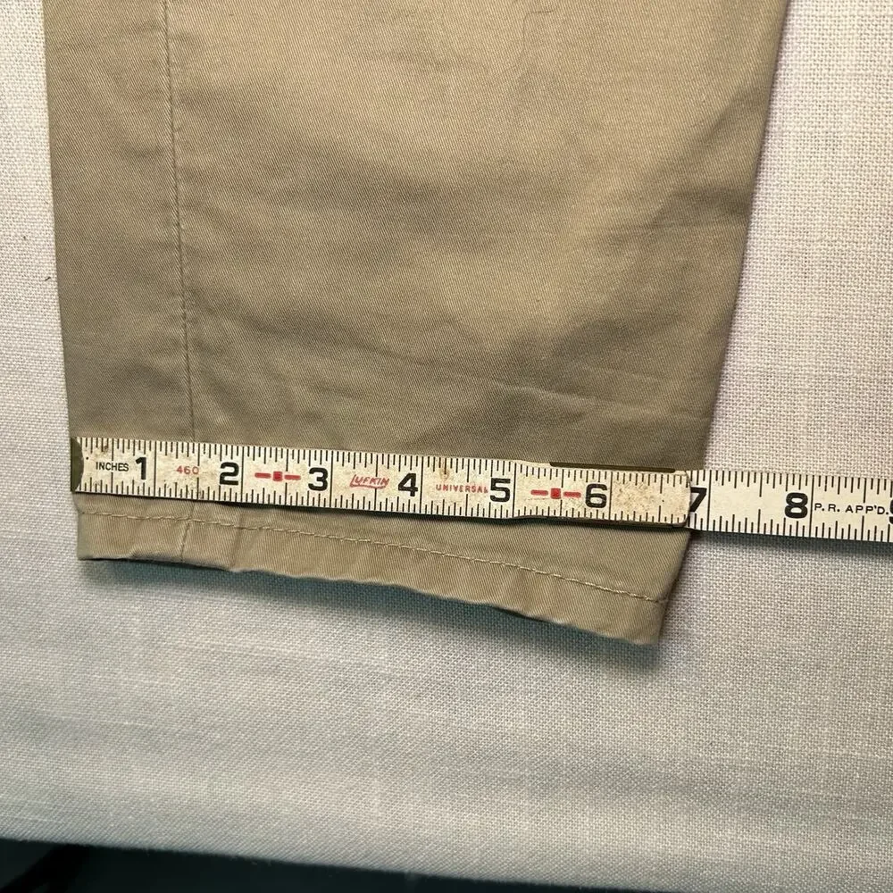 Levi's 511 Regular Tapered Fit Khaki‎ 100% Cotton Casual Pants Men's Size 30x32